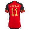 Belgien Yannick Carrasco #11 Hemmatröja VM 2022 Korta ärmar